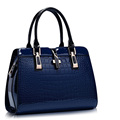 Women Elegant Designer Handbag Crocodile print PU Occident Style Fashion Large Bag All match Ladies Shoulder