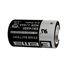 100Pcs LOT Brand New PLC battery for EEMB ER 14250 1 2AA 3 6V 1200mAh er14250