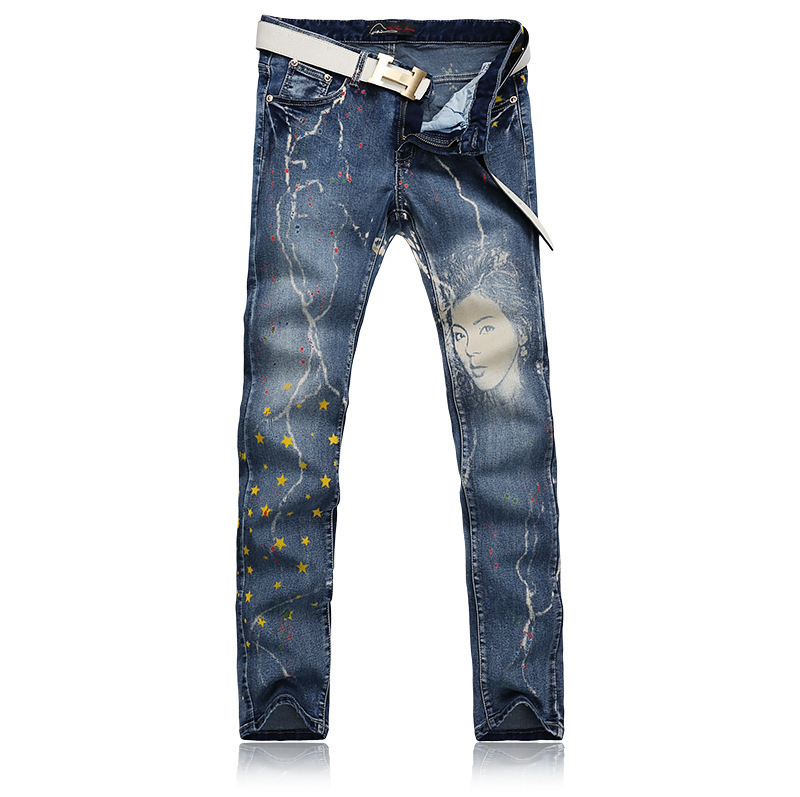 Men's Printed Jeans Women's Low Rise Butt Lifting Zipper Accent Camo Print Skinny Jeans with Comfort Stretch. from $ 19 3 out of 5 stars 1. Plaid&Plain. Men's Camo Stretch Skinny Jeans Slim Tapered Biker Jeans. from $ 32 99 Prime. Men's Skinny Fit Color Jeans. from $ 20 99 Prime. out of 5 stars lexiart.