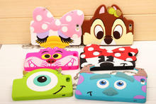 Cute 3D Horizontal Big Face With Chain Soft Solicone Phone Protective Shell for iPhone5 5s 6 6plus Mobile phone Back Cover Case