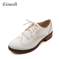 British Style Oxford Shoes for Women Vintage Women Soft Leather Tassels Platform Oxfords Shoes Woman HL8