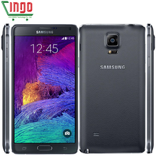 100% Original Samsung Galaxy Note 4 Samsung N910U N910F 4G LTE1440 x 2560 5.7″ 16GB 3GB RAM NFC WLAN Qualcomm Snapdragon 805