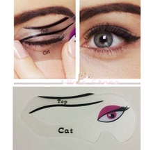 1pc Cat Eyeliner Stencil Makeup Eyeliner Stencils Models Card Auxiliary Makeup Tools Free Shipping