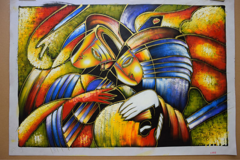 Picasso pintura abstracta pinturas de fama mundial de Tocar la guitarra