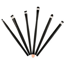 100 High Quality 6 Pcs Professional Makeup Brushes Set Make Up Wood Tools Cosmetics Brush Kit
