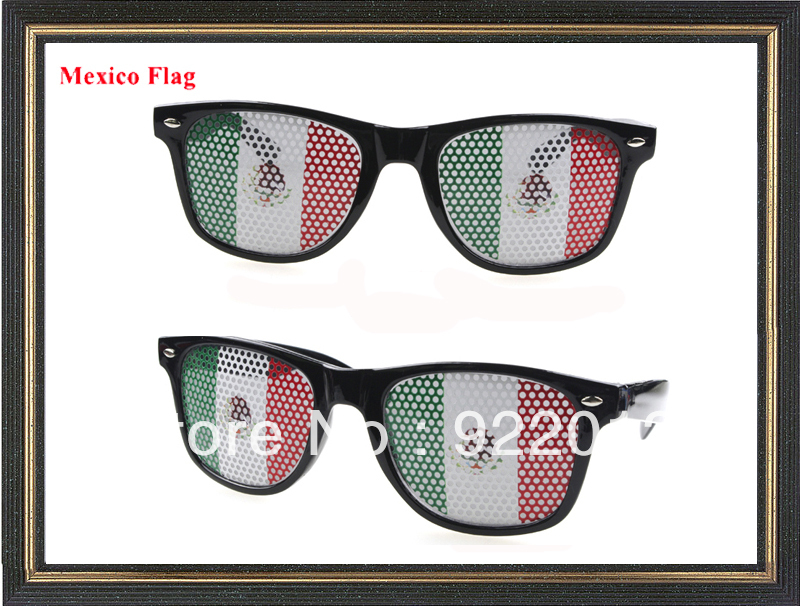 Mexico Flag Sunglasses Stickers Logo Glasses Pinhole Glasses Flag Logo On Lens Glasses Stickers