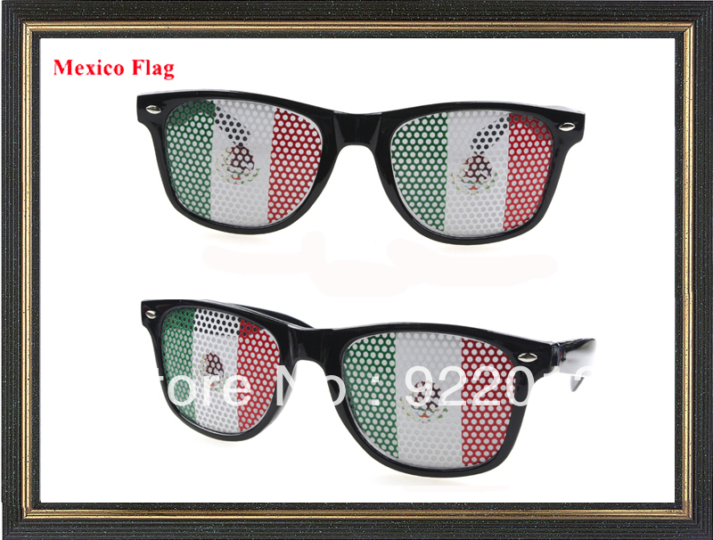 Mexico Flag Sunglasses Stickers Logo Glasses Pinhole Glasses Flag Logo On Lens Glasses Stickers 6854