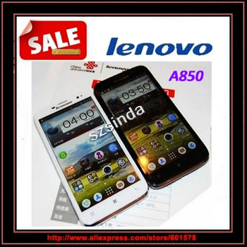 Оригинал Lenovo A850 A850 + MTK6592 octa основной мобильный телефон 5.5 " IPS андроид 4.2 1 ГБ Ram 4 ГБ Rom две сим-карты русский язык WCDMA