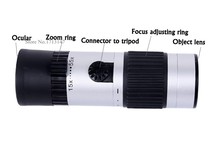 New 15x 55x Binoculars Mini Telescope Adjustable Monocular Zoom Pocket Scope Sports Outdoors Night Vision Hunting