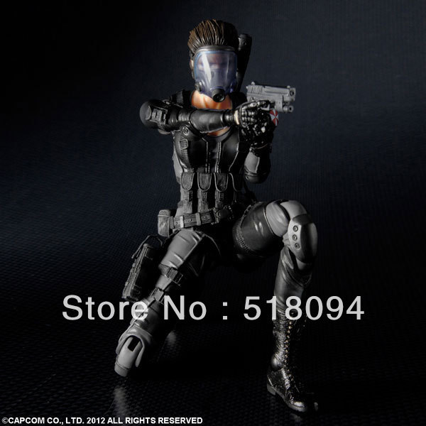 Free Shipping Square Enix Play Arts Resident Evil Operation Raccoon City Lupo PVC Action Figure Toy MVFG044