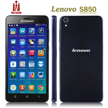 Original Lenovo S850 Cell Phones Dual SIM Android 4 4 MTK6582 Quad Core 5 IPS 1280x720