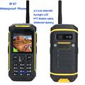 IP67 Rugged Waterproof shockproof phone Walkie Talkie Radio PTT X6 sunlight LCD GSM Senior old man