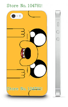 Mobile Phone Cases Retail 1pc Adventure time cartoon design Protective White Hard Case For Iphone 4 4S Free Shipping