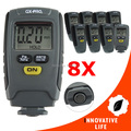 8 pieces x Digital Paint Coating Thickness Tester 1 25mm Painting Coat Gauge Thick Meter Iron