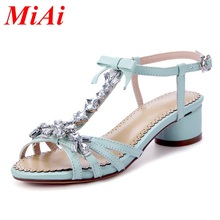 2016 new summer sexy women sandals rhinestone ladies gladiator sandals women wedding party casual shoes woman dress white shoes
