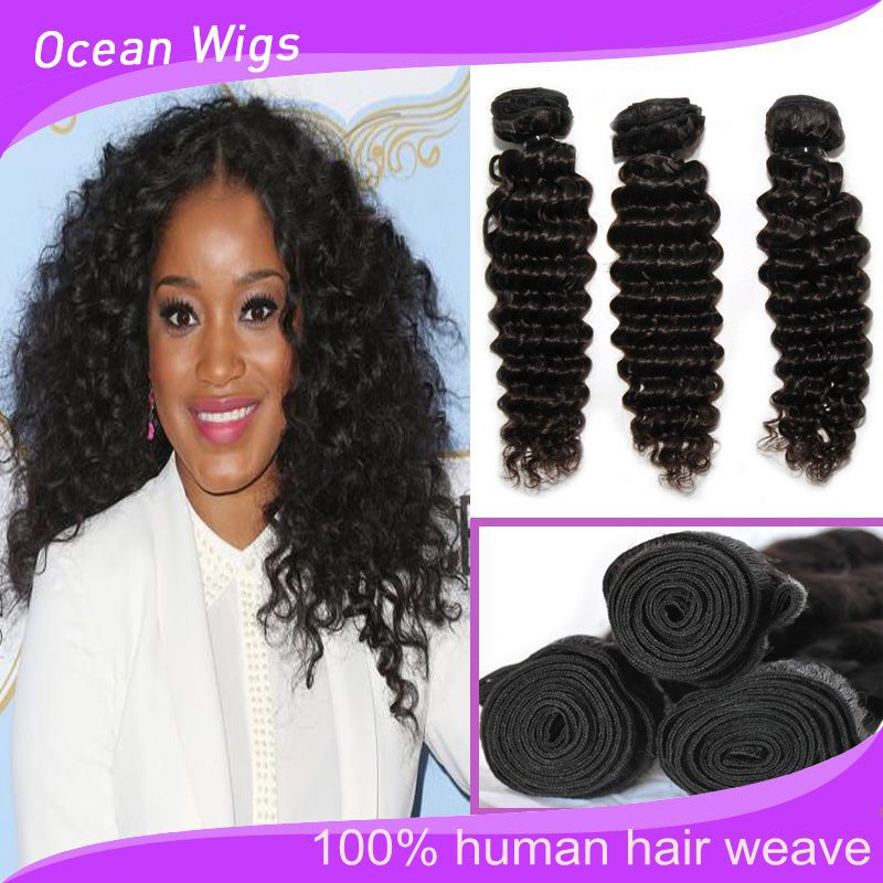 Crochet-Braid-6A-Brazilian-Hair-Deep-Wave-Hair-Weave-Wavy-100 ...
