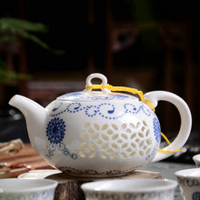 NEW SHOP Chinese Kung Fu Tea Set Ultra Thin Exquisite Tea Sets Bone China TeaPot Tea