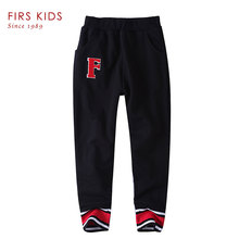 FIRS KIDS 2016 Children fashion cotton leisure kids baby boys/girls joggers turnup trousers girls ruffle pants child kids pants