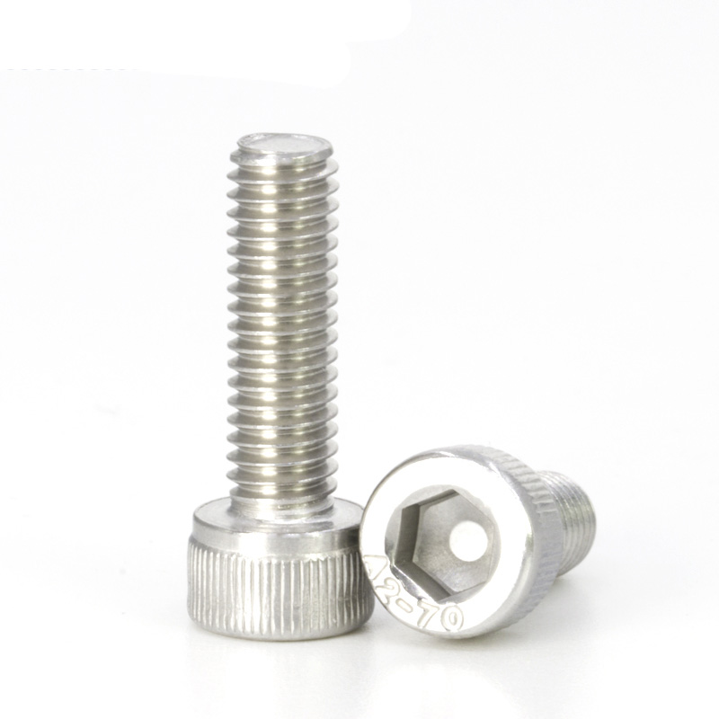 BERYLX 304 Acero Inoxidable Mano Izquierda Rosca de Cabeza Hueca Hexagonal Tornillo Tornillo M8x30mm 2pcs
