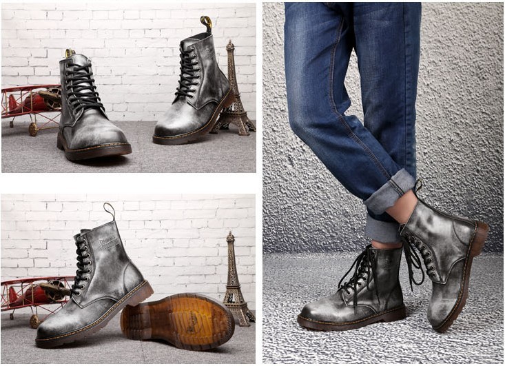 Top Quality Autum Winter Martin Shoes Fashion Waterproof Genuine