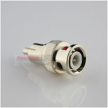 10pcs BNC Male to RCA Male Coax Connector Adapter Cable Plug for cctv camera