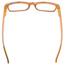 R055 Spring Hinges Black Yellow Reading Glasses W case 0 0 0 5 0 75 1