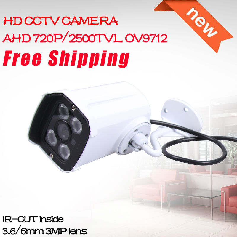   definisi tinggi kamera pengintai 1/4 '' CMOS 2500TVL 3.0MP  720 P    keamanan  -