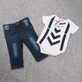 New Baby Clothes Suit Newborn Infant Rompers Kids Bodysuit Boys Summer Clothing Set Tollder Tracksuit Child