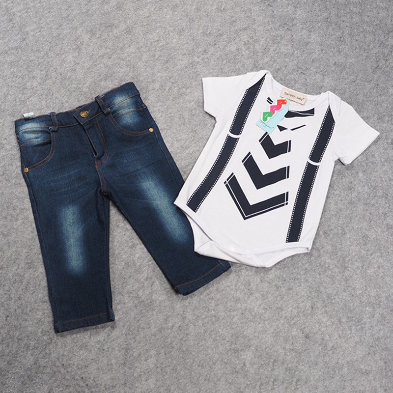 New Baby Clothes Suit Newborn Infant Rompers Kids Bodysuit font b Boys b font Summer font