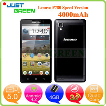 5″ Lenovo P780 Express Android 4.2 Cell Phones MTK6589 Quad Core 1GB RAM 4G ROM 0.3MP+8.0MP Camera Dual SIM GPS WCDMA 4000mAh