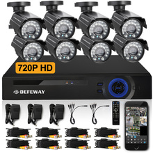 8ch HD full 960h CCTV system 8ch video surveillance hybrid DVR KIT 8*800TVL outdoor security camera system NVR for ip camera