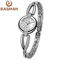 EASMAN Women Watch Crystal Cross Bracelet Mother of Pearl Dial Quartz Watch Sapphire Glass Female Water