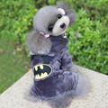 Garfield Batman Hooded Dog Clothes Fleece fabric Puppy Overalls Pet Clothing Spring Autumn Winter Clothing size