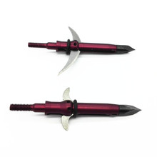 3pcs lot RJ020 new brand archery buffalo hunting arrow head tip 2 expandable blades 100grain 2