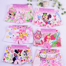 2014 NEW ! Girl’s Cotton Underwears/Kid Cartoon Pants/Children Baby Underwear/Girl Cute Boxer Shorts/2-9 Years 12 pcs/lot