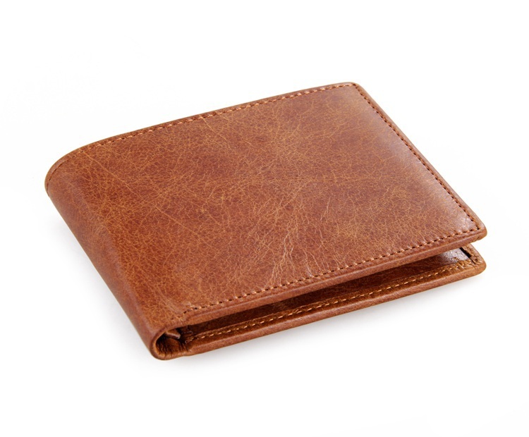 Maxdo High Quality Short Vintage 100 Guarantee Real Genuine Leather Women Men Wallets Cowhide Card Holder