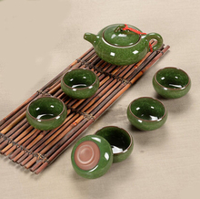 Tea set seven sets (Blackish green), Kung Fu tea wholesale The highest sales of tea set.The most creative Coffee cup