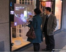 19″ Interactive Dual touch foil Film through glass,16;9 format