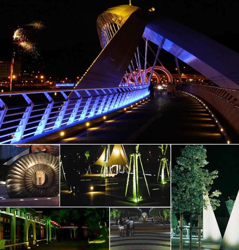 Description Picture 5 of itemBuried Lamp LED Underground Lamp 10W/20W/30W/50W COB LED Inground Light IP67 Warm White/W/Red/Green/Blue LED Underground Light