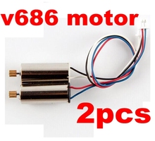 Wltoys V686 V686G V686K 2.4G 4ch 6 Axis RC Quadcopter RC drone parts Main Motor A+Main Motor B 2pcs/lot free shipping