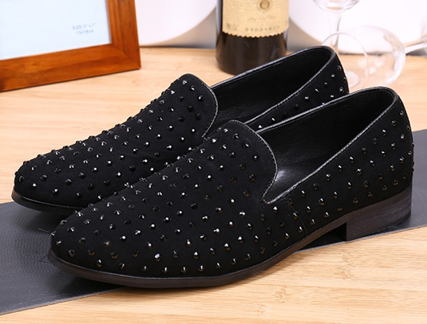 Shoes, Mens Louis Vuitton Spiked Loafers