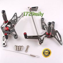 Aluminum CNC Adjustable Rearsets For Yamaha YZF R1 2007 2008 Footpeg Foot Rest FARYA004