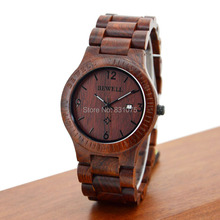 Bewell marca Wood reloj Rare delgada VJ32 movimiento de madera relojes hombres mujeres Alibaba productos destacados