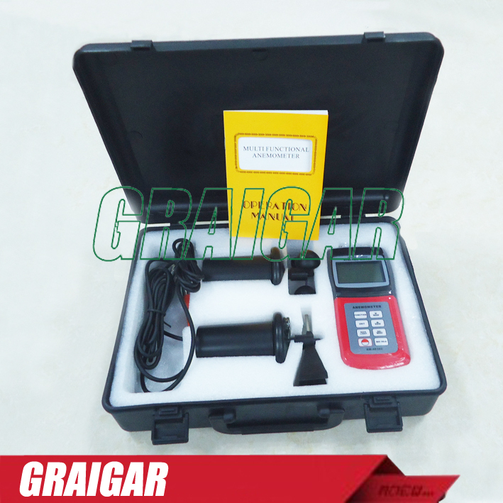 NEW Wind tester, Digital Anemometer AM-4836C with Free shipping, DHL, Fedex, EMS