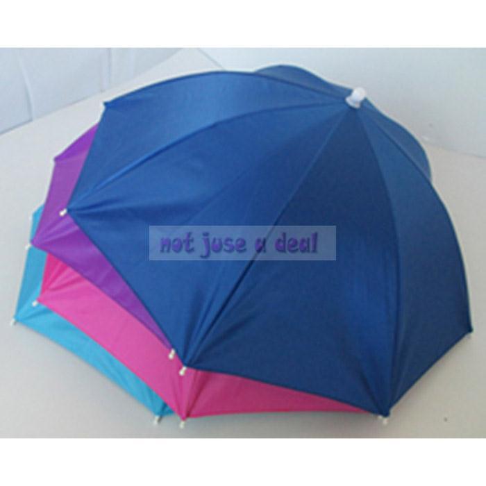 Fishing Hiking Golf Beach Foldable Headwear HandsFree Parasol Umbrella Hat Cap