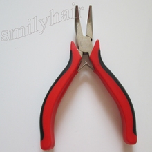 Free shipping Bend tip professional hair extension pliers for DIY micro ring/beads/links/loop hair extension, stainless steel