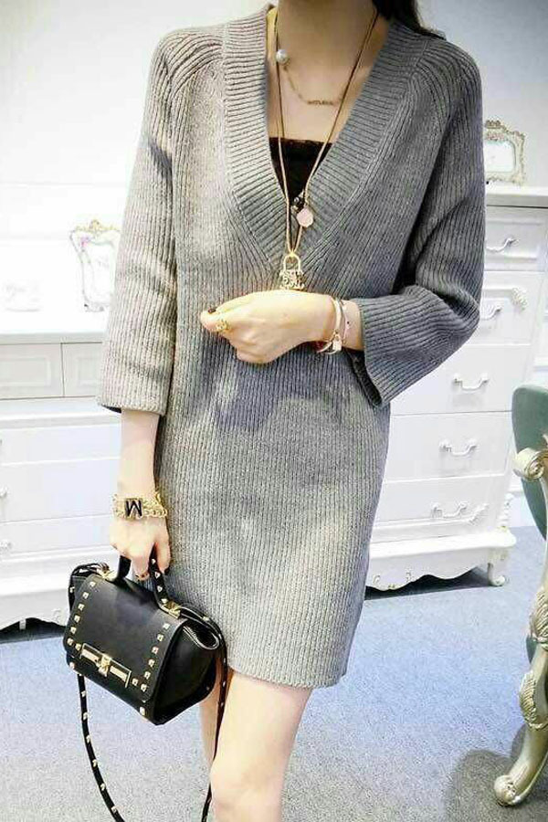 New 2015 Winter Fashion Women Casual Loose Dresses...