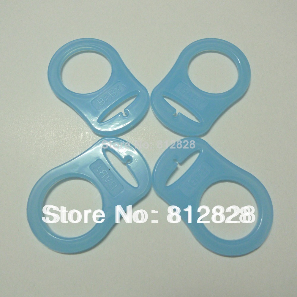 30pcs Sky Blue MAM Rings Silicone Dummy