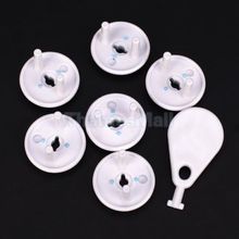 6pcs Lot Pack European Standard Socket Safe Lock Cover Child Kids Electric Socket Security Plastic Safety