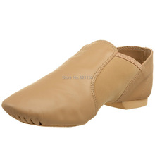 New Women’s/Kids’/Men’s Genuine Leather Jazz Dance Shoes Slip on Black/Brown